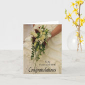 Eltern der Braut Hochzeit gratulieren Karte (Gelbe Blume)