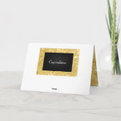 Eltern der Braut-personalisierten Gruß-Karte Karte (Rückseite)