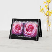 ELTERN DER GRUPPE - Hochzeiten Glückwunsch Karte (Gelbe Blume)