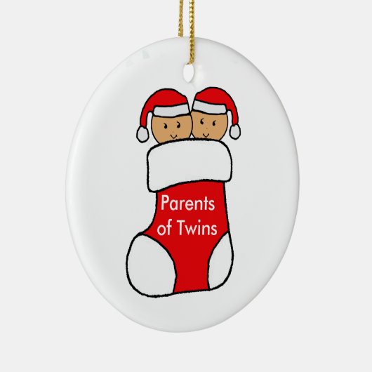 Eltern der Zwillings-Verzierung Keramikornament (Rechts)