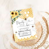 Eltern, die Honey Bee Theme Baby Dusche Einladung