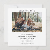 Eltern, die verheiratete Kinder Foto rett Datum Ankündigung (Rückseite)