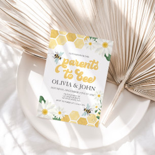 Eltern für Bienchen-Baby-Party Hummel-Einladung Einladung
