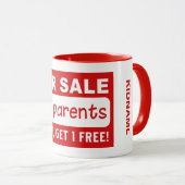 ELTERN FÜR VERKAUFSPRÜCHE Tasse (VorderseiteRechts)