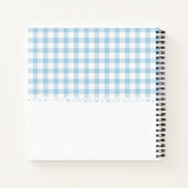 Eltern Hand mit Shoes Baby Shower Gästebuch Notizblock (Rückseite)