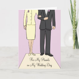 Eltern Hochzeit Dankeschön Karte