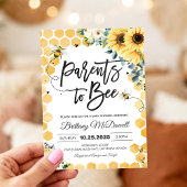 Eltern in der Baby-Dusche Einladung