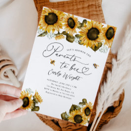 Eltern in der Baby-Dusche Einladung