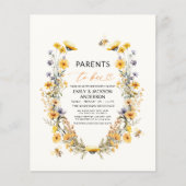 Eltern in der Wildblume Bier Paare Kinderdusche (Vorderseite)