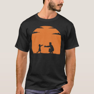 Eltern-Kind-Silhouette T-Shirt