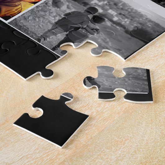 Eltern mit Kindern und 6 Fotos Puzzle (Seite)