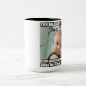 Eltern-Tasse Zweifarbige Tasse (Mittel)