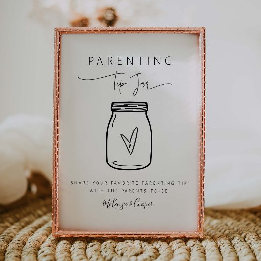 Eltern Tipps Baby Dusche Party Decor Spiel G400 Poster