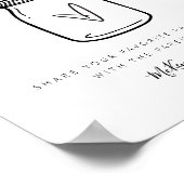 Eltern Tipps Baby Dusche Party Decor Spiel G400 Poster (Ecke)