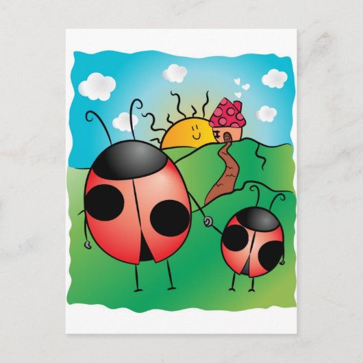 Eltern und Kind! Postkarte (Vorderseite)