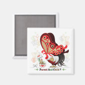 ELTERN UND KIND?(Re-make) Magnet (Vorderseite/Rückseite)