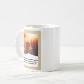 Eltern- und Kinderbindung mit einer Quote Kaffeetasse (Vorderseite Links)
