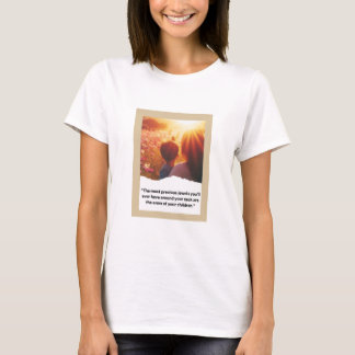 Eltern- und Kinderbindung mit einer Quote T-Shirt
