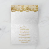 Eltern von Braut Glückwunsch Grüße Karte (Innenseite)