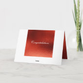 Eltern von Braut Glückwunsch Grüße Karte (Rückseite)