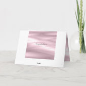 Eltern von Braut Glückwunsch Grüße Karte (Rückseite)