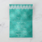 Eltern von Braut Glückwunsch Grüße Karte (Innenseite)