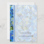 Eltern von Braut und Groom, Einladung zur Hochzeit (Rückseite)