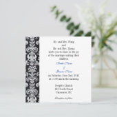 Eltern von Braut und Groom, Einladung zur Hochzeit (Stehend Vorderseite)