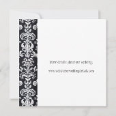 Eltern von Braut und Groom, Einladung zur Hochzeit (Rückseite)