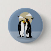 Eltern von Kaiserpinguin Button (Vorderseite)