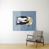 Eltern von Kaiserpinguin Wandteppich (Beispiel (Horizontal))