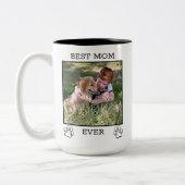 Eltern von niedlichen Mutter oder Vater Zweifarbige Tasse (Links)