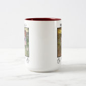 Eltern von niedlichen Mutter oder Vater Zweifarbige Tasse (Mittel)