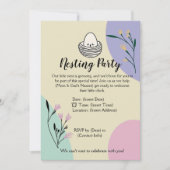 Eltern von Party sollen Babydusche essen Einladung (Vorderseite)