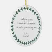 Eltern von the Groom Thank You Gift Keramik Ornament (Rechts)