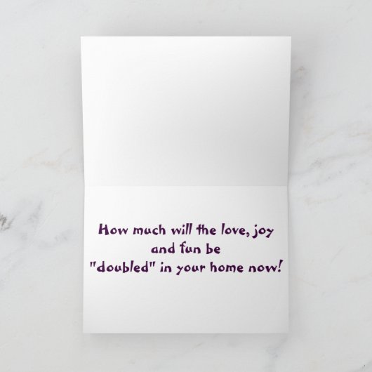 ELTERN VON ZWEI JUGENDLICHEN/ZWEI MÄDCHEN KARTE (Innenseite)