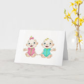 ELTERN VON ZWEI JUGENDLICHEN/ZWEI MÄDCHEN KARTE (Gelbe Blume)