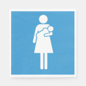 Eltern-Zimmerzeichen Napkins Serviette (Vorderseite)