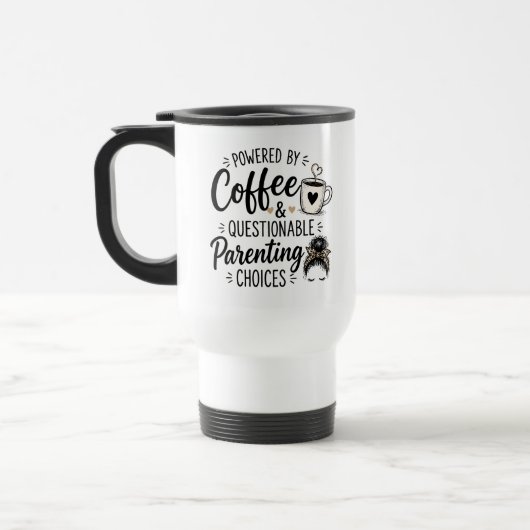 Eltern-Zitat-Kaffeetasse Reisebecher (Links)