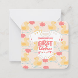 Eltern zum ersten Mal: Mitteilungskarte