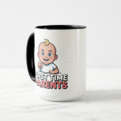 Eltern zum ersten Mal Tasse (Vorderseite Links)