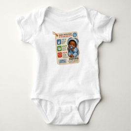 „Elternanweisungen“ Baby-Body Baby Strampler