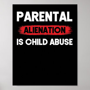 Elternausgrenzung ist das Bewusstsein für Kindesmi Poster