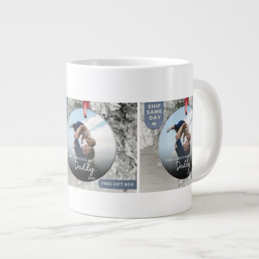 Elterngeschenke Jumbo-Tasse (Vorderseite Rechts)
