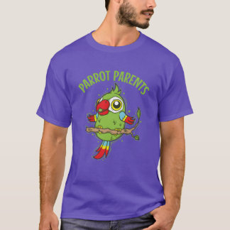 Elternpapageien Tier Vogel Junge T-Shirt