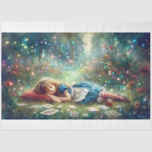 Elternschaft im verzauberten Wald Seidenpapier (Vorderseite)