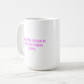 Elternschaft Kaffee Liebe Typografie Kaffeetasse (Vorderseite Links)