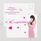 Elternschaft Postkarte (Vorne/Hinten)