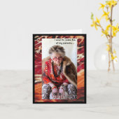 Elternschlafzeit um 21:30 Uhr Karte (Gelbe Blume)