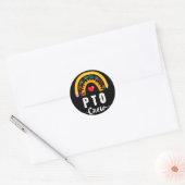 Elternschul-Freiwilligen-Elternbeirat-PTA-Mutter-E Runder Aufkleber (Umschlag)